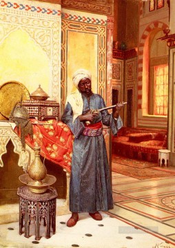 アラブ Painting - ハレム・ルートヴィヒ・ドイチュ・オリエンタリズム・アラベール